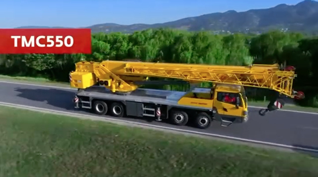  Grove TMC550 truck-mounted crane ... delivered to Majan Equipment and Services.